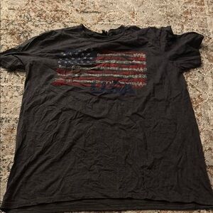 Men's Black Graphic T-Shirt